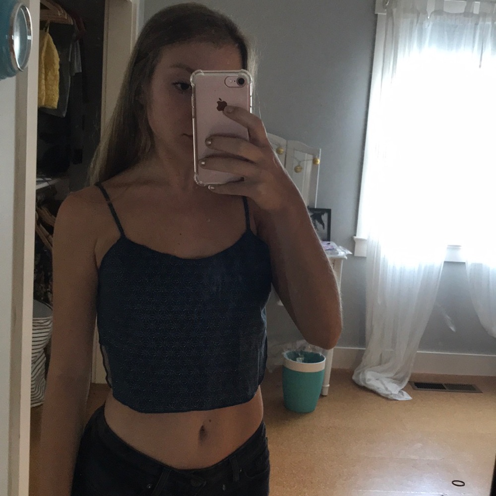 ‼️SOLD‼️NWOT UO Reversible Crop Top